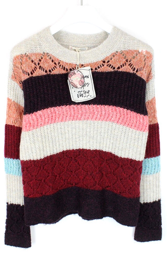 Odd Molly 620 Wolly Blocks Jumper Women X SMALL - Picture 1 of 6