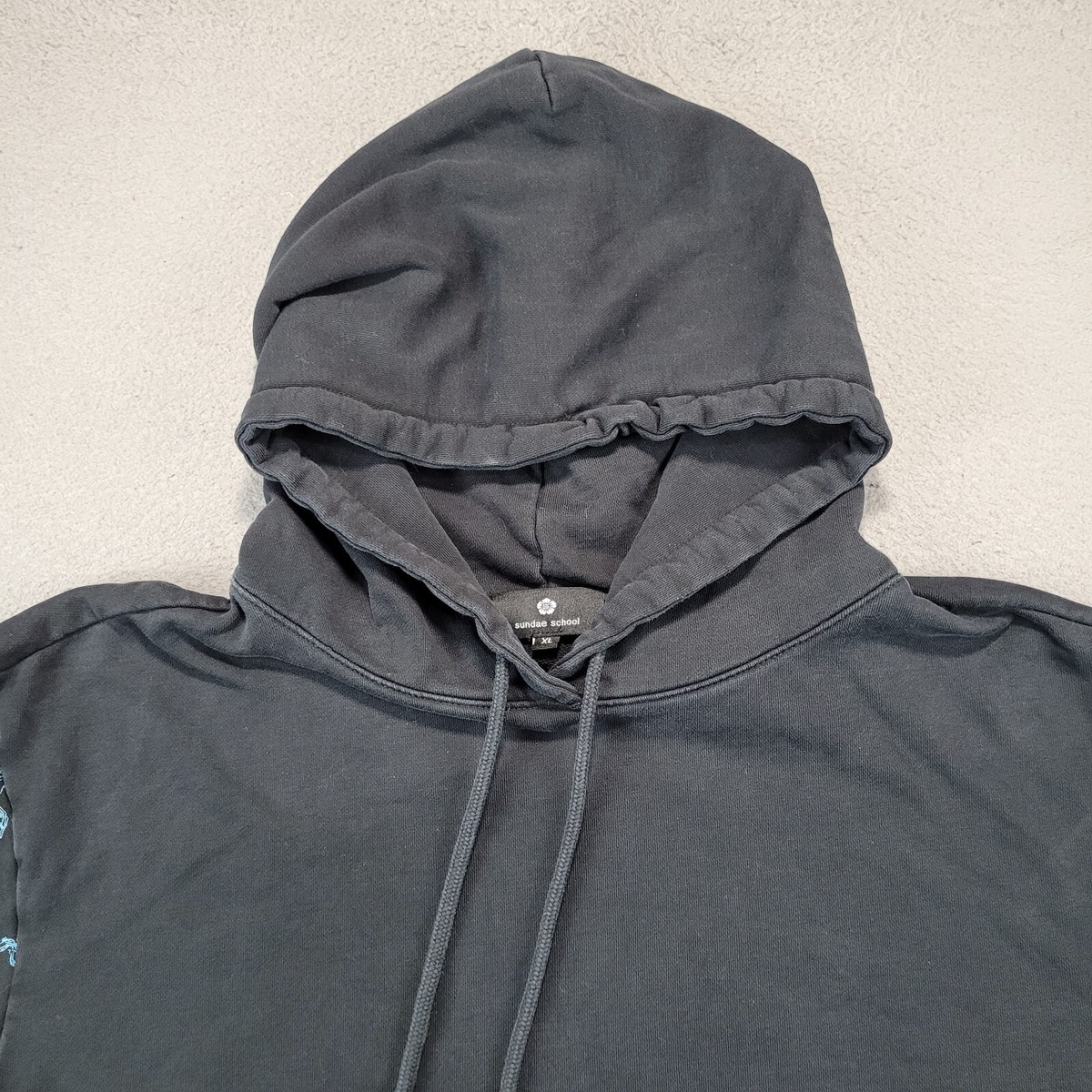 Sundae School Hoodie Mens Extra Large Black Korean Inspired