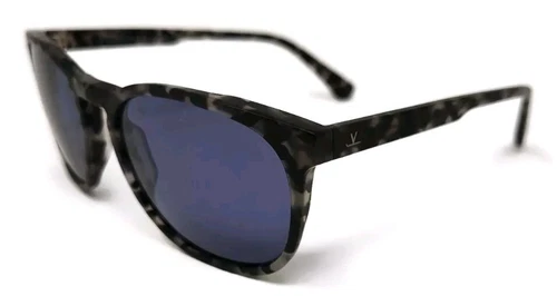NOS Vuarnet VL162200040622 Blue Polar Sunglasses - Marb Blk/Polarized Gry Lens
