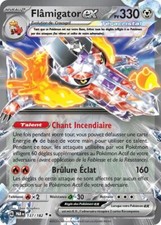Carte Pokémon Flâmigator ex 137/182 EV04 Faille Paradoxe Double Rare FR