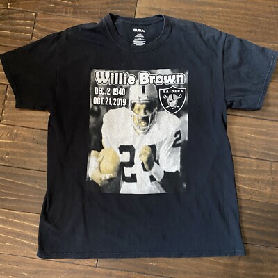 OAKLAND RAIDERS WILLIE BROWN SUNAI SZ L LAS VEGAS SUPERBOWL XL NFL NATION