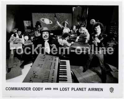 Commander Cody & His Lost Planet Airmen WB Rec. Promo Photo #2528