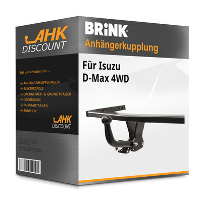 Für Isuzu D-Max 4WD 06.2012-08.2020 BRINK Anhängerkupplung starr AHK