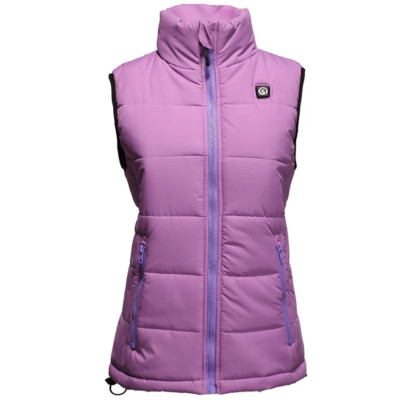 SAVIOR HEAT Damen beheizte Jacke atmungsaktiv weich Winter warm rosa