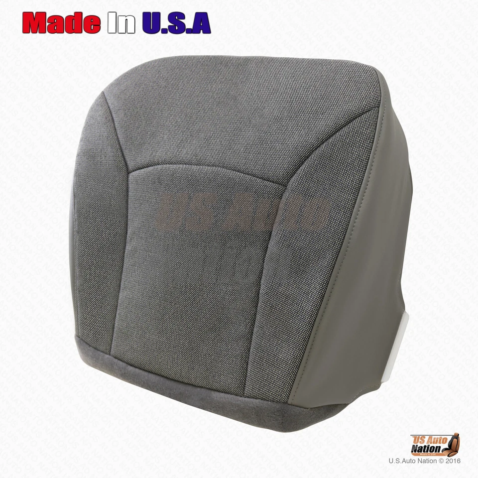 Ford Econoline 2000 2001 2002 furgoneta conductor-pasajero parte inferior cubierta de asiento de tela gris Foto 3 de 4