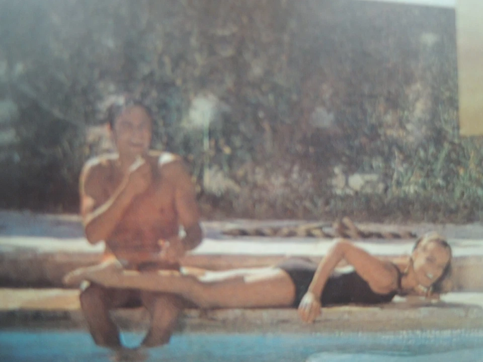 Romy Schneider LA PISCINE Alain Delon Japanese movie VHS japan Foto 3 de 4