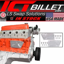 Heavy Duty LS Swap Engine Mount Adapter - OEM Position - SBC to LS Motor Conv...