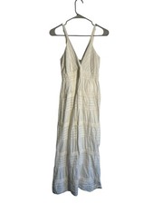 Claudia Richard Women’s S Maxi Sun Dress White Graduation Ceremony Summer 3986