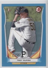 2014 Bowman Draft Blue 115/399 Trey Supak #DP62 3d4