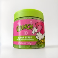 Dr Seuss The Grinch sparkling mint sugar body scrub 10.6 oz New