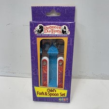 Vtg Eden Between The Lions Child  s Fork And Spoon Set PBS Kids 2000 Y2K