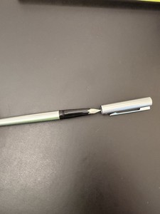 Vintage Waterman France Silver Rollerball Pen. Preowned. Needs ink refill.