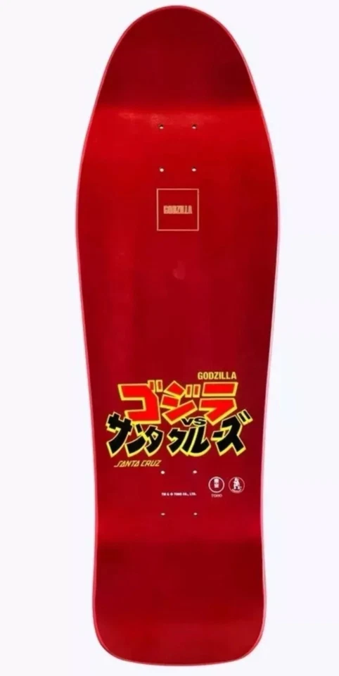 SANTA CRUZ SHIN GODZILLA KNOX FIREPIT TABLA DE SKATE EN MANO ENVÍO EL MISMO/AL DÍA SIGUIENTE Foto 4 de 4