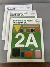 Singapore Dimensions Math 2A Set Textbook Wor...