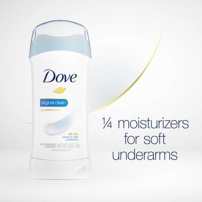 Dove Original Clean Antiperspirant Deodorant, 2.6 oz, Twin Pack | eBay Dove Original Clean Antiperspirant Deodorant, 2.6 oz, Twin Pack | eBay