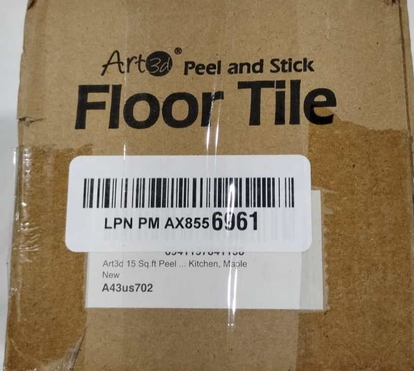 Art3d 15 Sq.ft Peel and Stick Floor Tiles, Luxury Vinyl Plank Flooring Wood Look