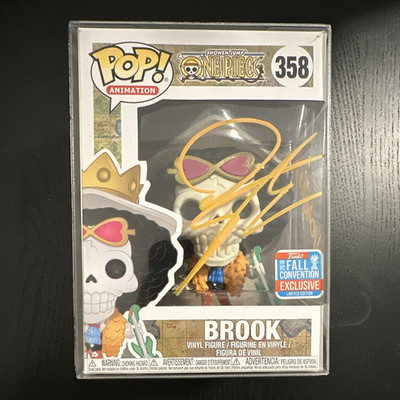 Funko Pop! Animation One Piece Brook #358 (Signed by Ian Sinclair)