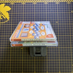Lot 2 Pen Pen TriIceLon chu-chu rocket DC Sega Dreamcast NTSC-J Complete CIB