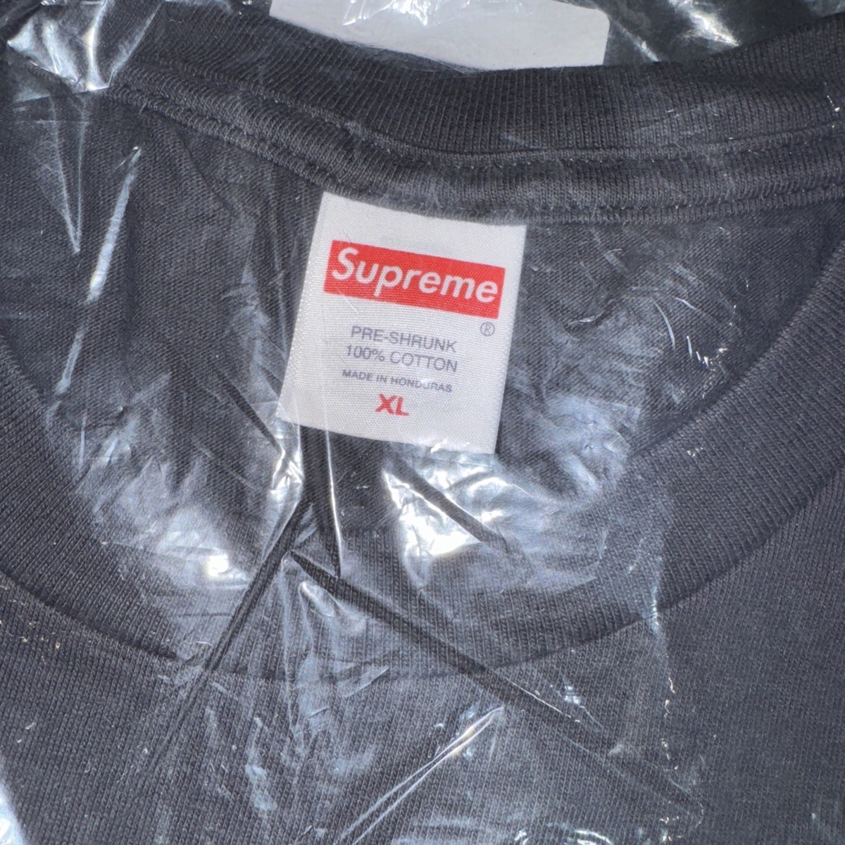 Supreme Girls Tee Shirt Black FW25 Size Men's XL Brand New Sealed