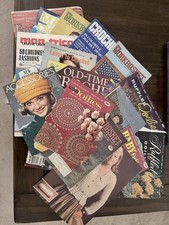 Assorted Vintage Crochet Pattern Books Magazines 14 