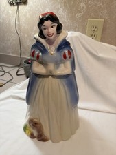 McCoy Snow White Cookie Jar Disney Vintage McCoy