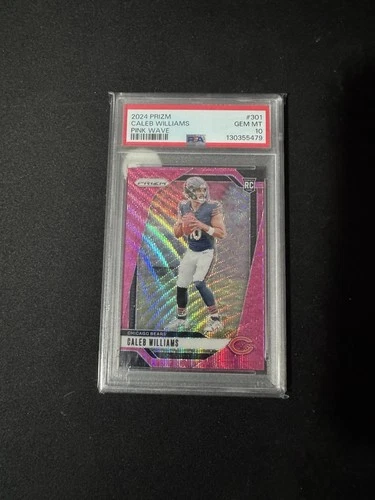 2024 Panini Prizm - Rookies Caleb Williams #301 Pink Wave Prizm PSA 10! 🔥