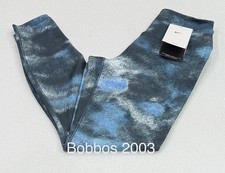 Nike Women's High Rise 7/8 Length Printed Leggings, Armory Navy, Size S