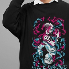 Jujutsu Kaisen Sweatshirt Sukuna Sweater JJK Anime Pullover Gojo Satoru Yuji