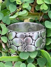 Chic Sterling Silver Cobblestone Design Dian ...