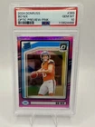 2024 Panini Donruss - Rated Rookie Bo Nix Optic Preview Pink Prizm Rookie PSA 10