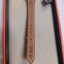 HERMES Cape Cod Deux Zones Double Tour Watch CC3-210 Women's Working Authentic 6