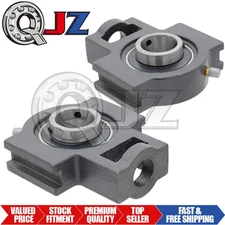 [2-Pack] UCT205-15 Cast Iron Take-Up Mounted Bearing Unit [15/16 in Bore]