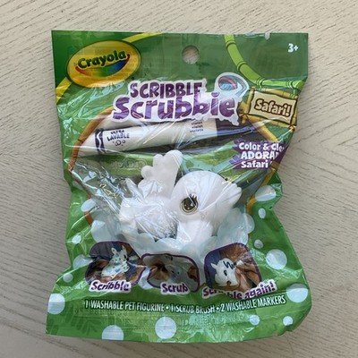 Crayola Scribble Scrubbie Pets Safari Bird Makena Macaw Washable Toy BRAND NEW