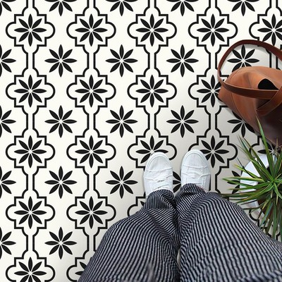 20PCS Peel and Stick Floor Tile 7.87'' x 7.87'' Vinyl Flooring Waterproof Remov...