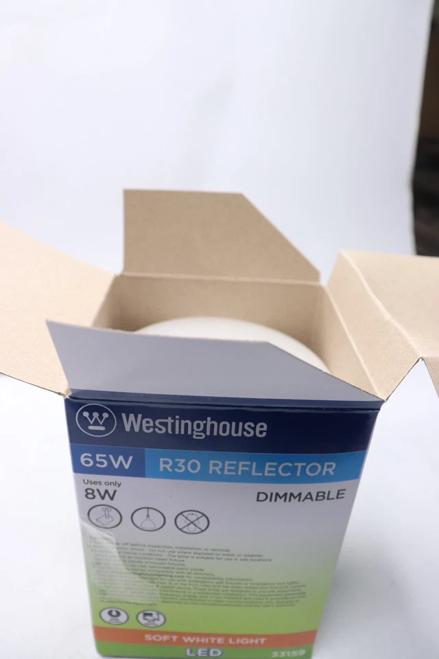 Westinghouse Flood Dimmable LED Light Bulb Soft White 65W 33159 - Image 3 of 3