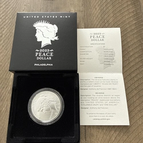 2023 Peace Silver Dollar Proof Coin