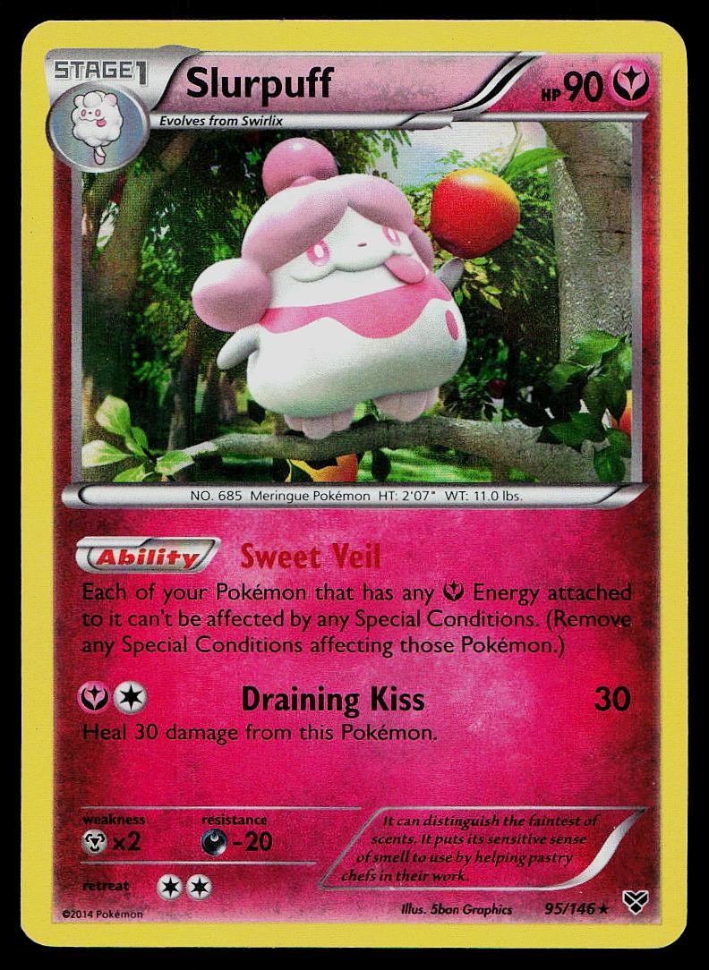 Pokemon Card XY Slurpuff 95/146 Rare