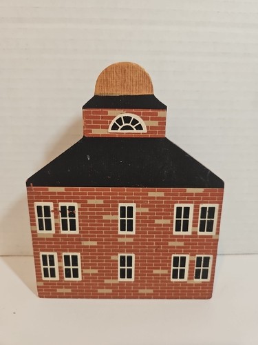 The Cat's Meow 1984 Series II Town Hall Signed by Faline 1988 - Picture 2 of 3