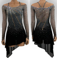 2025 new ice figure skating costume with gymnastics costume for women