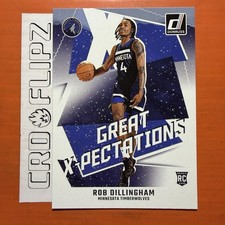 2024-25 Panini Donruss Basketball Rob Dillingham-#17 Great X-Pectations RC. MIN