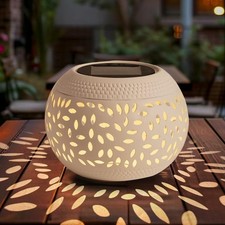 Solar Table Lamp Outdoor LED Lantern Garden Patio Decorative Light