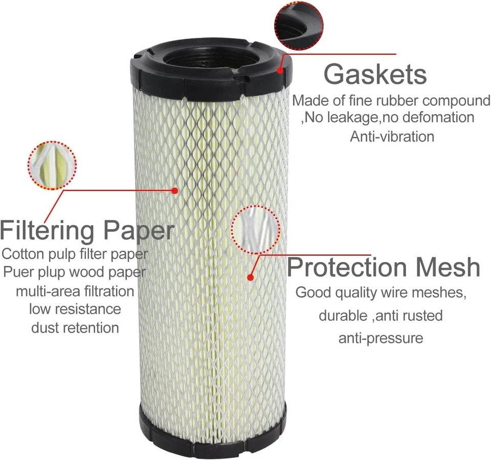 Filtro de ar Podoy P821575 compatível com Donaldsonns FPG05 pacote com 1  - Imagem 4 de 4