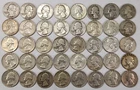 Silver Washington Quarters Full Roll (40)  90% Silver Mixed Dates 1935 -1964