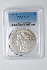 1887 S $1 Morgan Silver Dollar PCGS AU 55, Semi-Key Date Coin