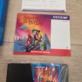 Shadow of the Ninja Nintendo Entertainment System NES-CIB-NM.