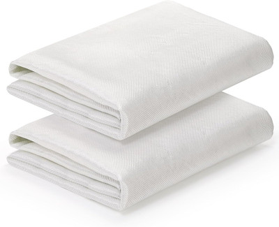 ZENFUN 2 Packs 6 Oz 12 Feet X 50 Inches(Each) Fiberglass Cloth, E-Glass Plain We