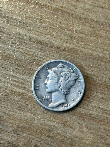 1943 Mercury Dime VF