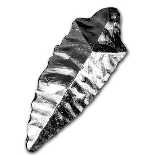 3 oz Hand Poured Silver - MPM (Indian Arrowhead) - Picture 1 of 2