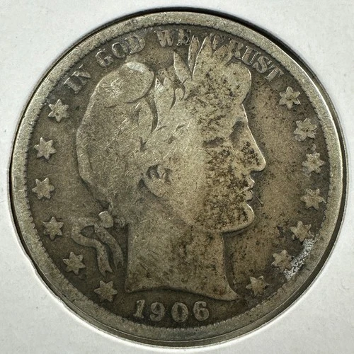 1906 50C Barber Half Dollar (89197)