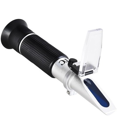 Portable Brix Refractometer with ATC, Accurate Dual Scale Brix Meter Specific Gr